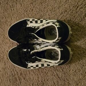 Vans Old Skool Checkered Sneakers sz 7.5